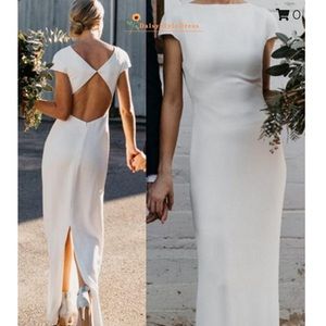 Simple Wedding gown. Never been worn.